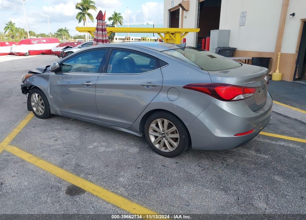 2015 HYUNDAI ELANTRA SE VIN: KMHDH4AEXFU343973