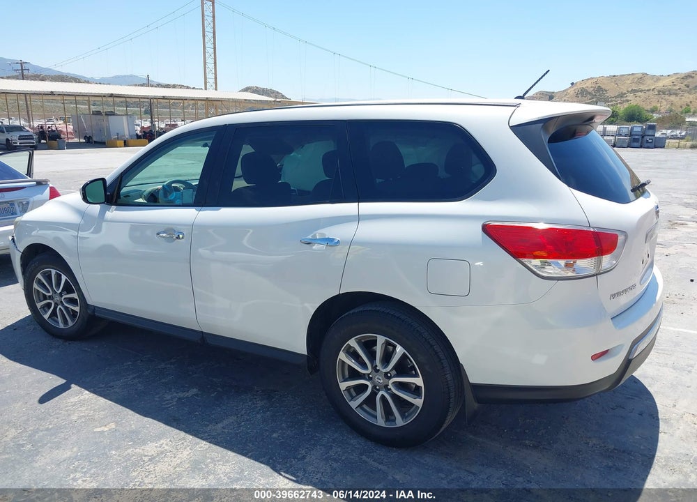 2013 NISSAN PATHFINDER S VIN: 5N1AR2MN0DC670725