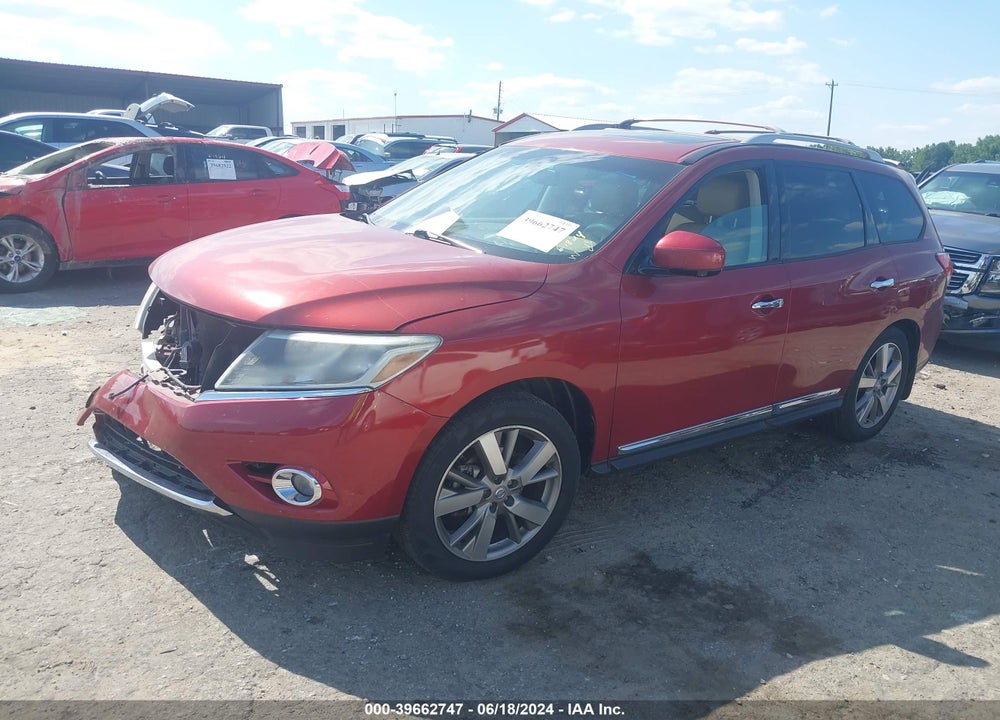 2013 NISSAN PATHFINDER PLATINUM VIN: 5N1AR2MM4DC673604