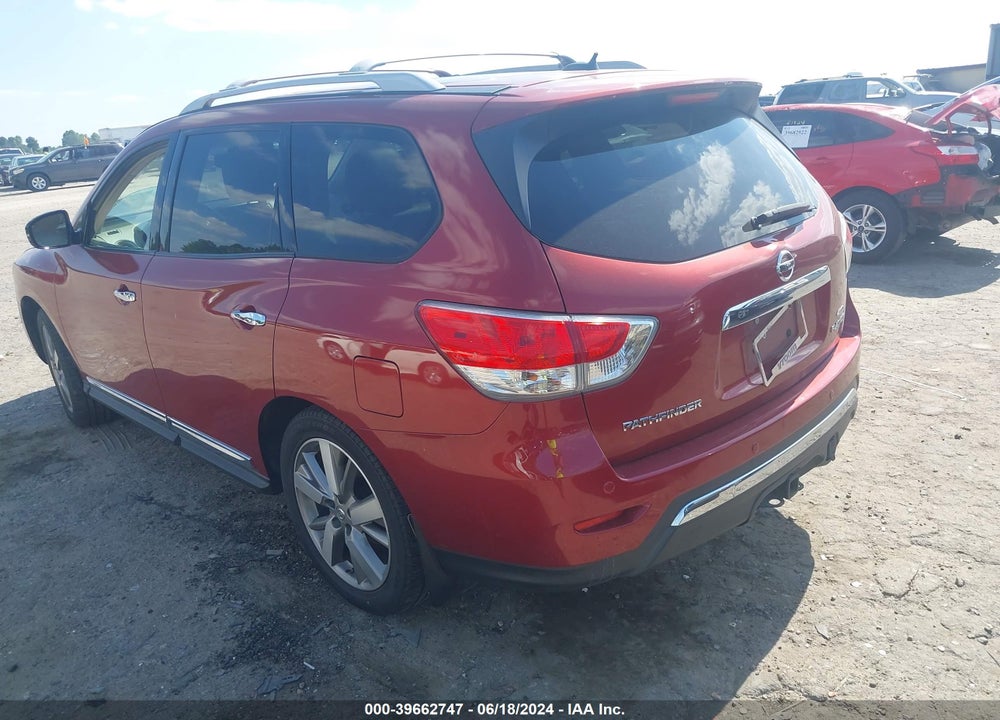 2013 NISSAN PATHFINDER PLATINUM VIN: 5N1AR2MM4DC673604