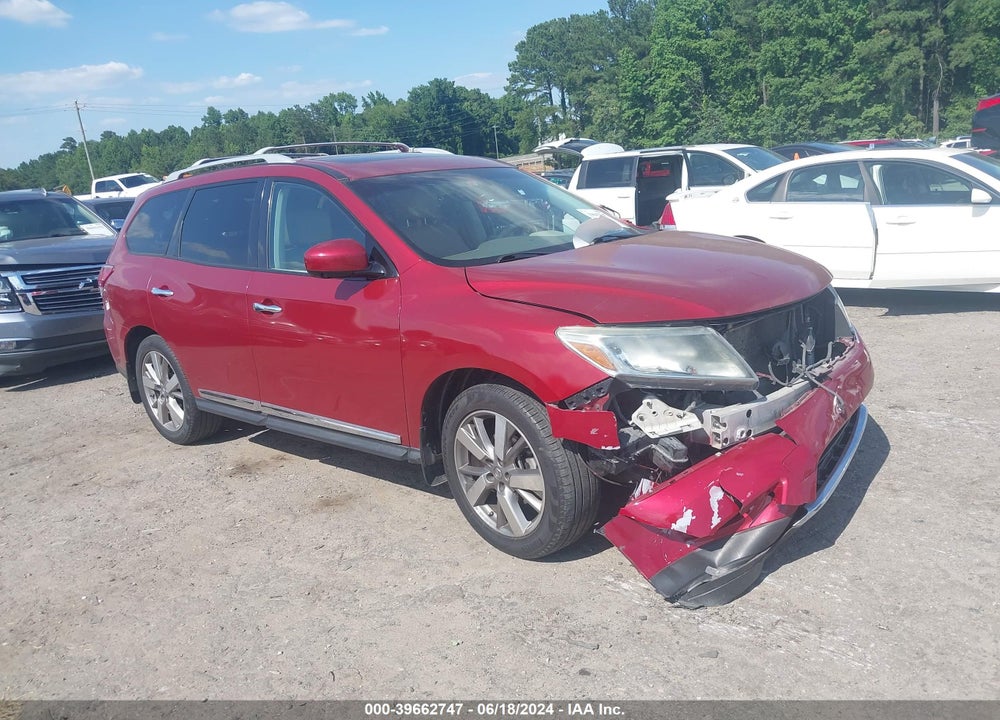 2013 NISSAN PATHFINDER PLATINUM VIN: 5N1AR2MM4DC673604