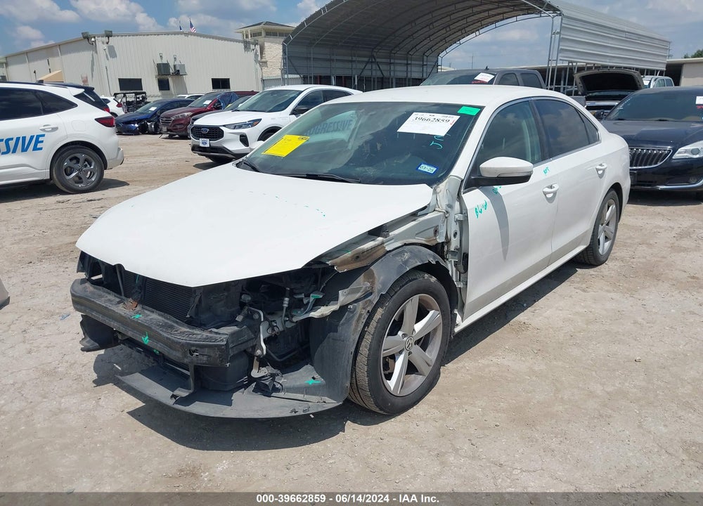 2013 VOLKSWAGEN PASSAT 2.5L SE VIN: 1VWBH7A34DC118153