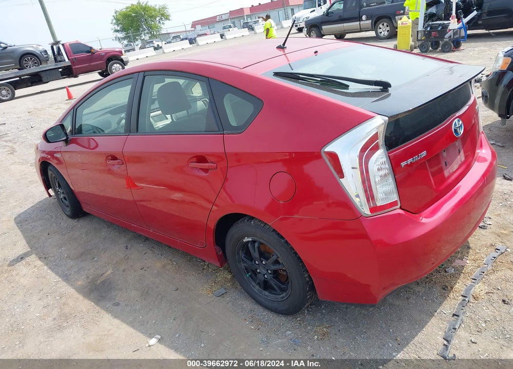 2014 TOYOTA PRIUS VIN: JTDKN3DU7E1756922