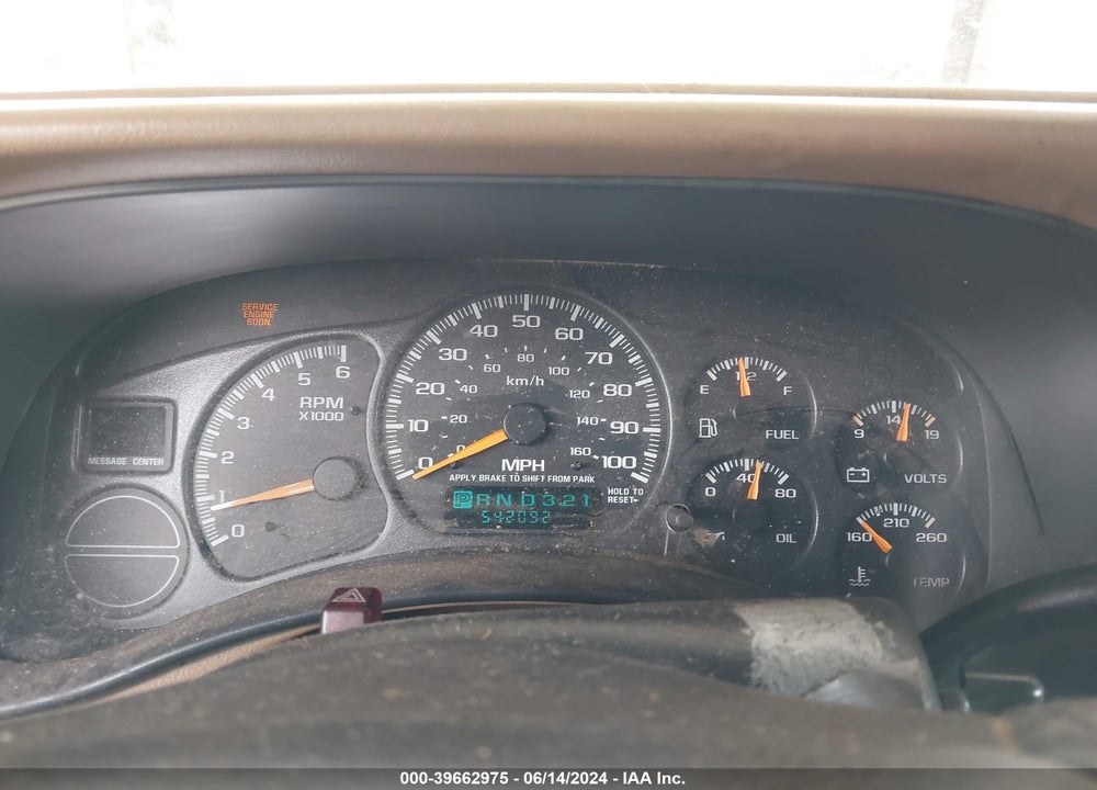 2000 CHEVROLET SILVERADO 1500 LS VIN: 1GCEK19T0YE145654