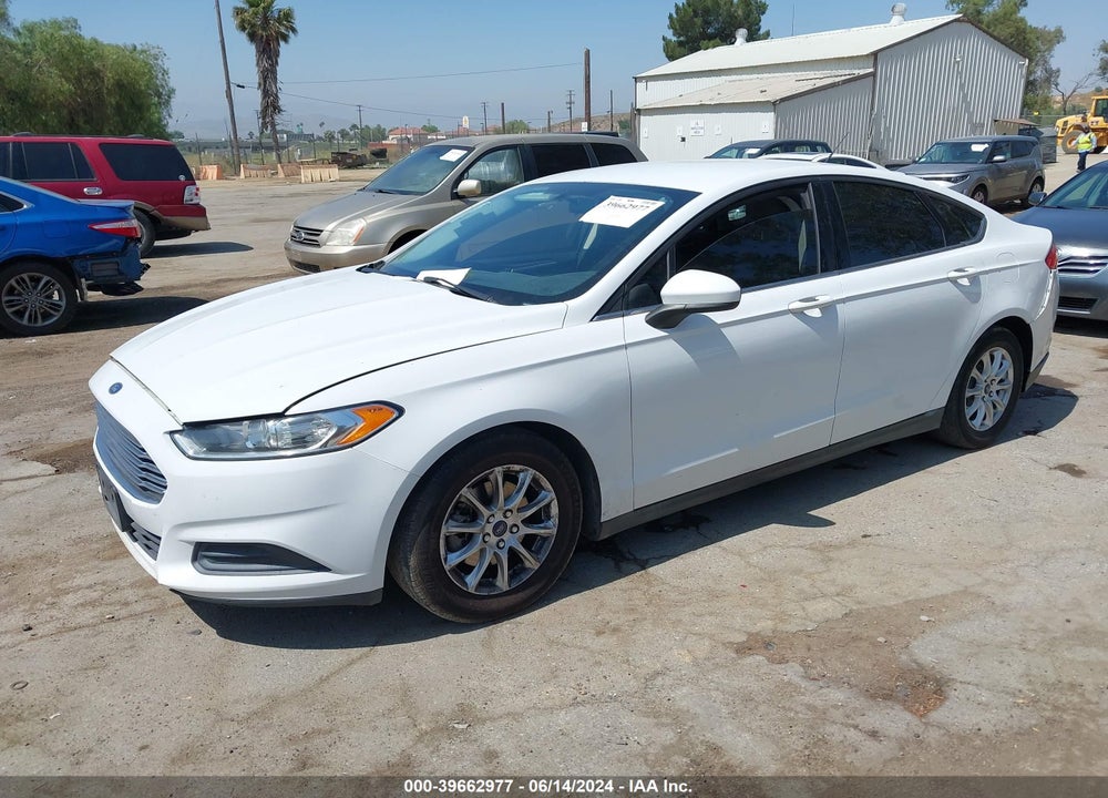 2016 FORD FUSION S VIN: 3FA6P0G74GR147429