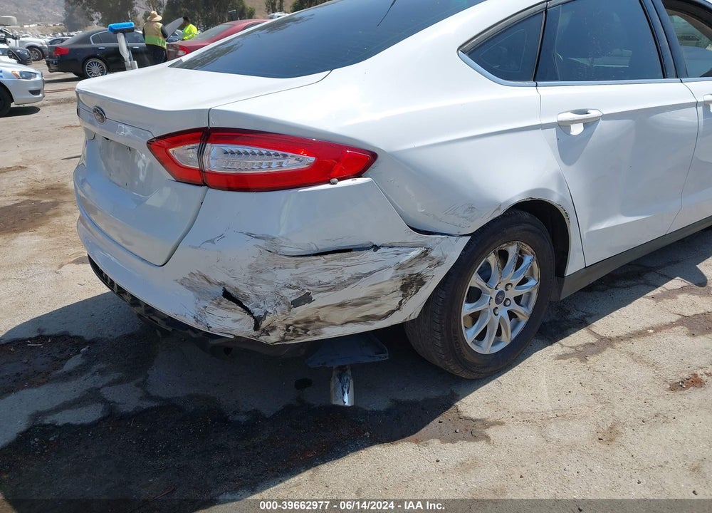 2016 FORD FUSION S VIN: 3FA6P0G74GR147429
