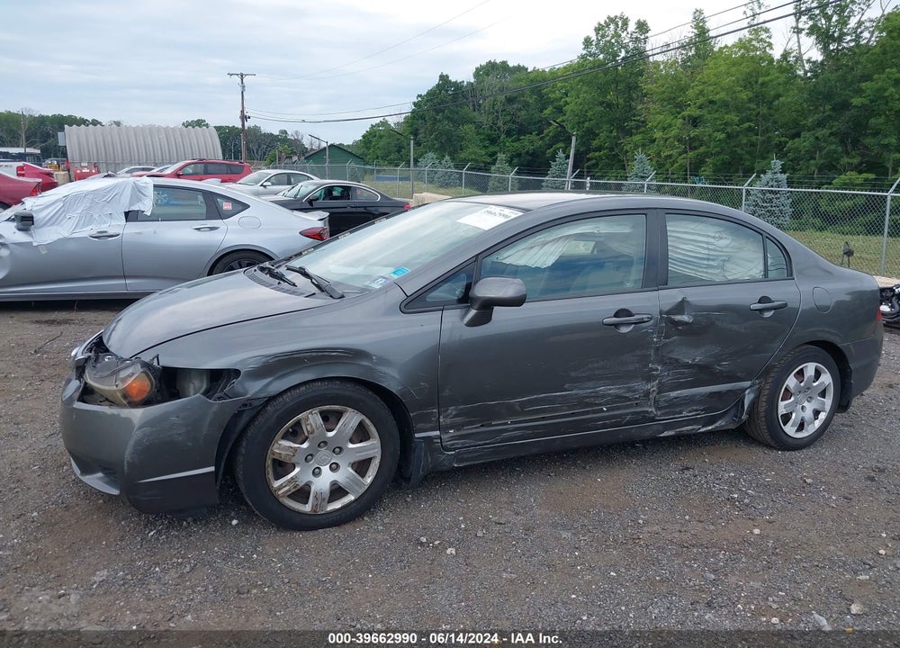 2010 HONDA CIVIC LX VIN: 2HGFA1F50AH575827