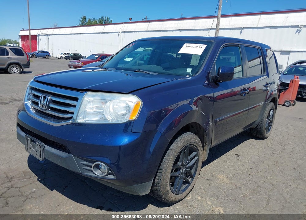 2014 HONDA PILOT EX-L VIN: 5FNYF4H55EB042309