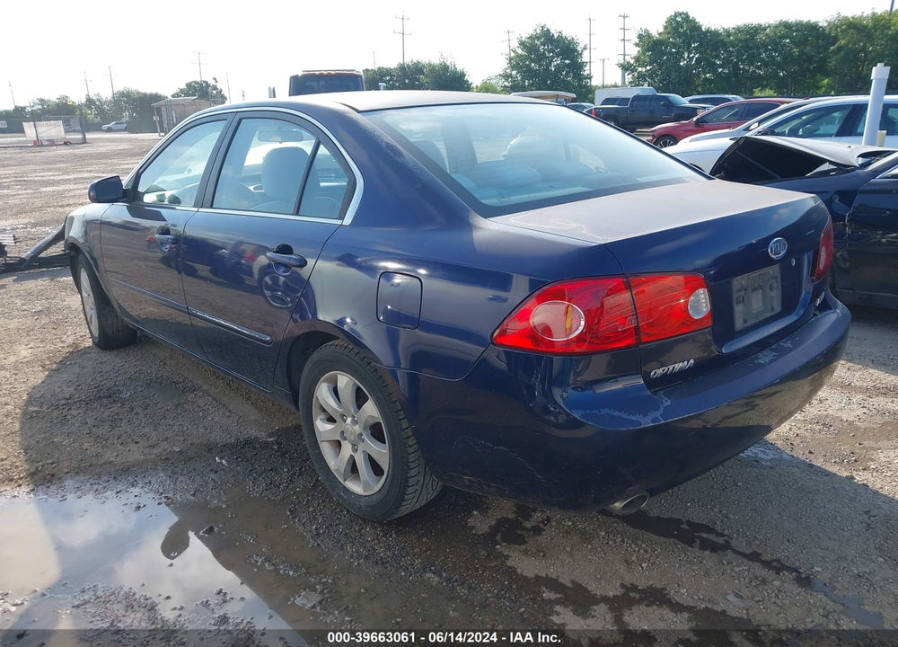 2006 KIA OPTIMA EX V6 (NEW)/LX V6 (NEW) VIN: KNAGE124565030481