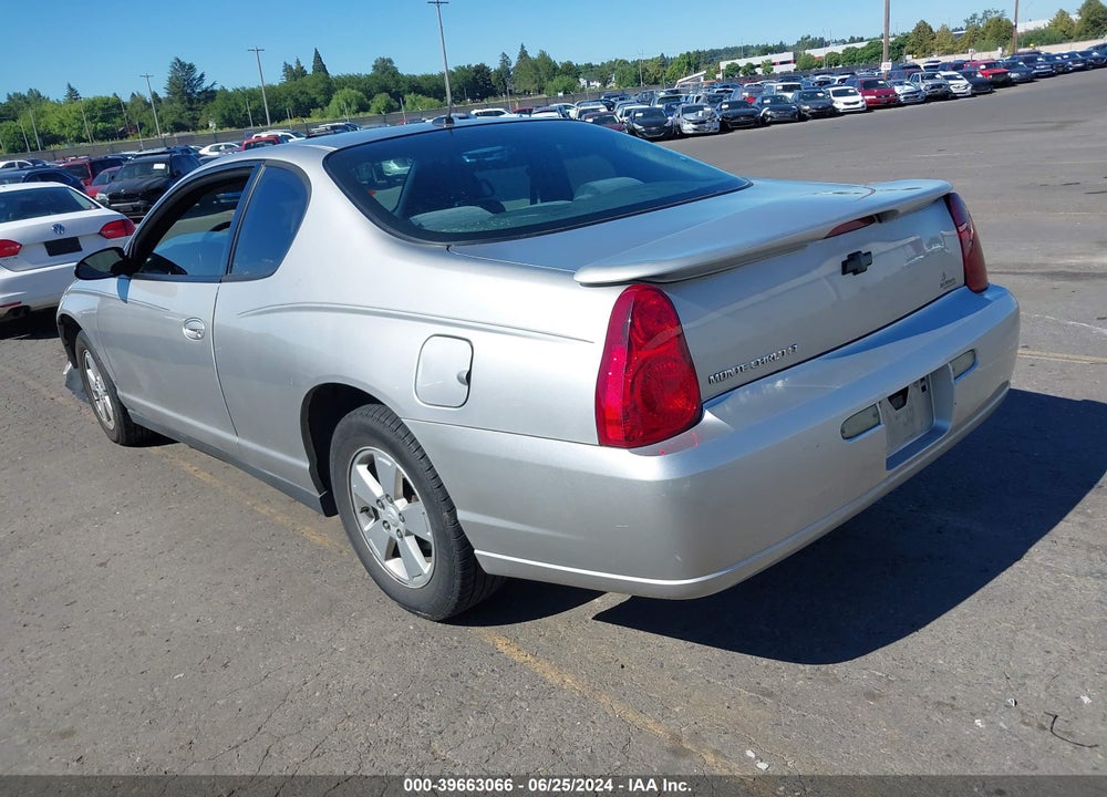 2006 CHEVROLET MONTE CARLO LT VIN: 2G1WM15K769221679