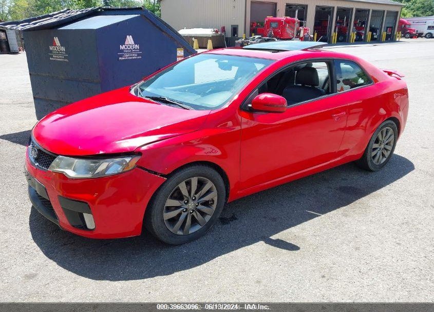2011 KIA FORTE KOUP SX VIN: KNAFW6A36B5439792
