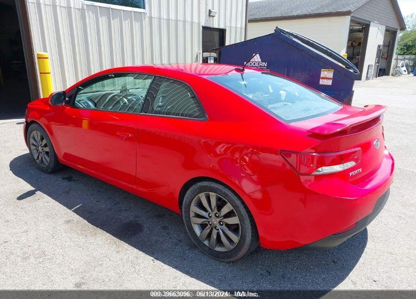 2011 KIA FORTE KOUP SX VIN: KNAFW6A36B5439792