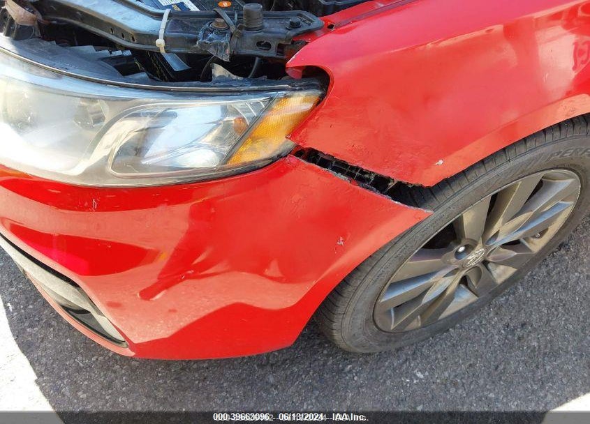 2011 KIA FORTE KOUP SX VIN: KNAFW6A36B5439792