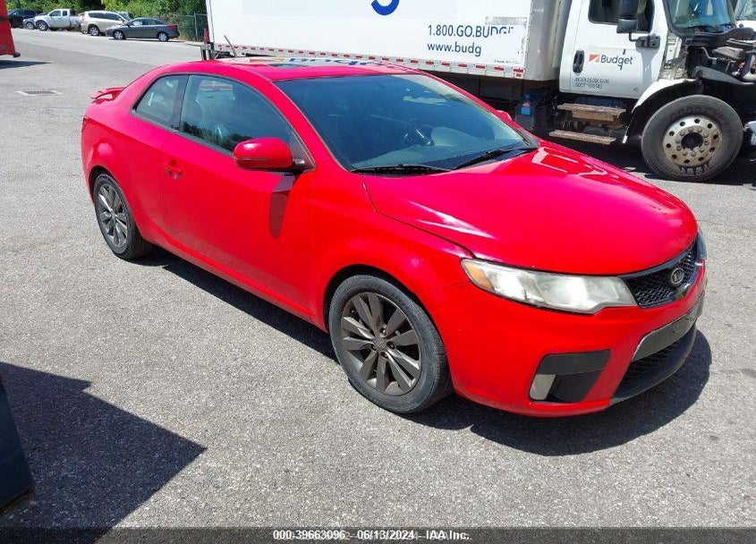 2011 KIA FORTE KOUP SX VIN: KNAFW6A36B5439792