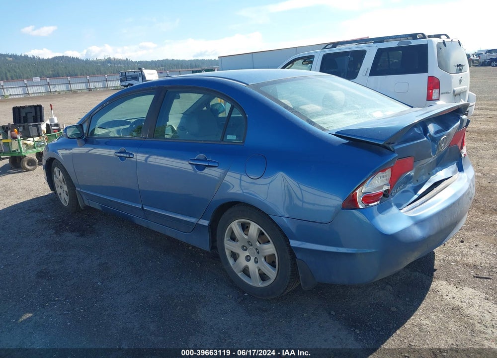 2008 HONDA CIVIC LX VIN: 1HGFA16568L035833