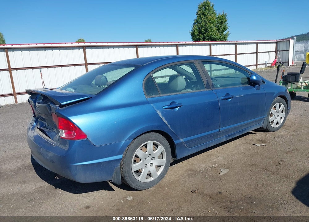2008 HONDA CIVIC LX VIN: 1HGFA16568L035833