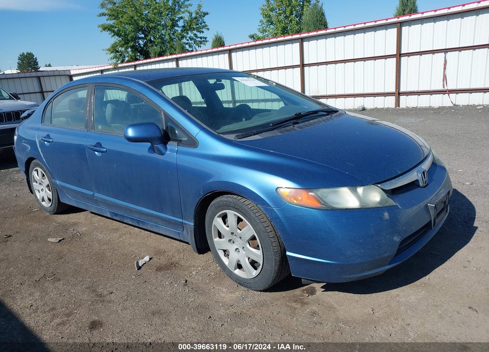 2008 HONDA CIVIC LX VIN: 1HGFA16568L035833