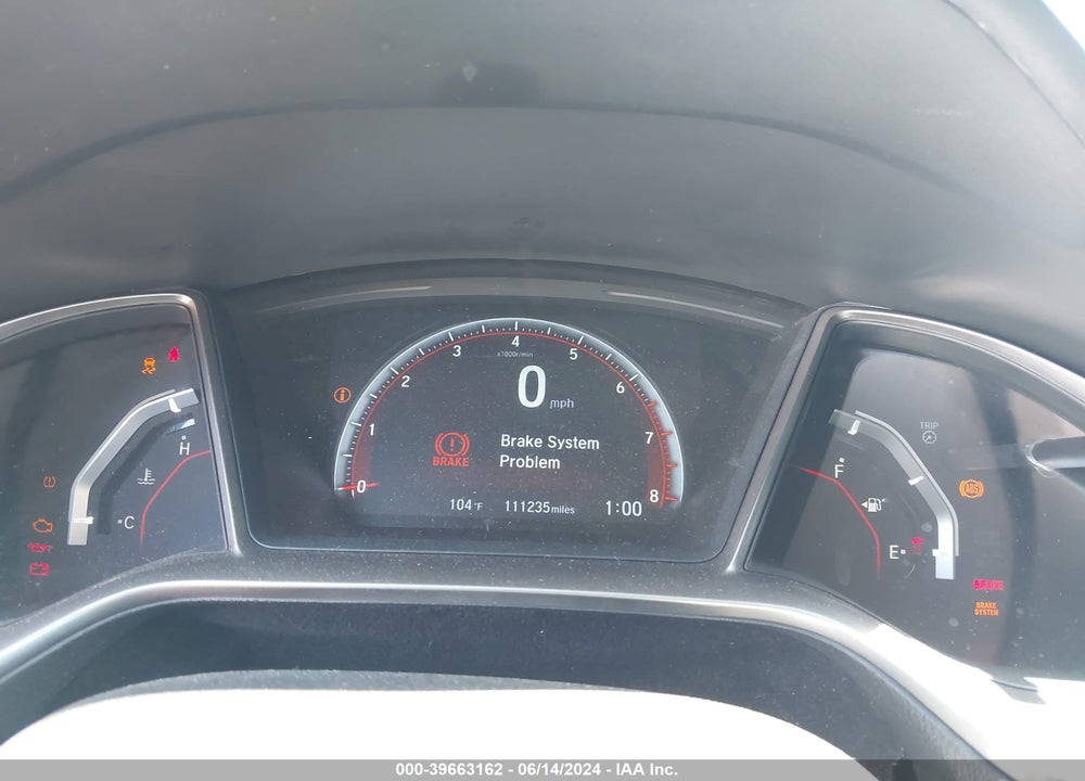 2019 HONDA CIVIC SI VIN: 2HGFC1E57KH700304