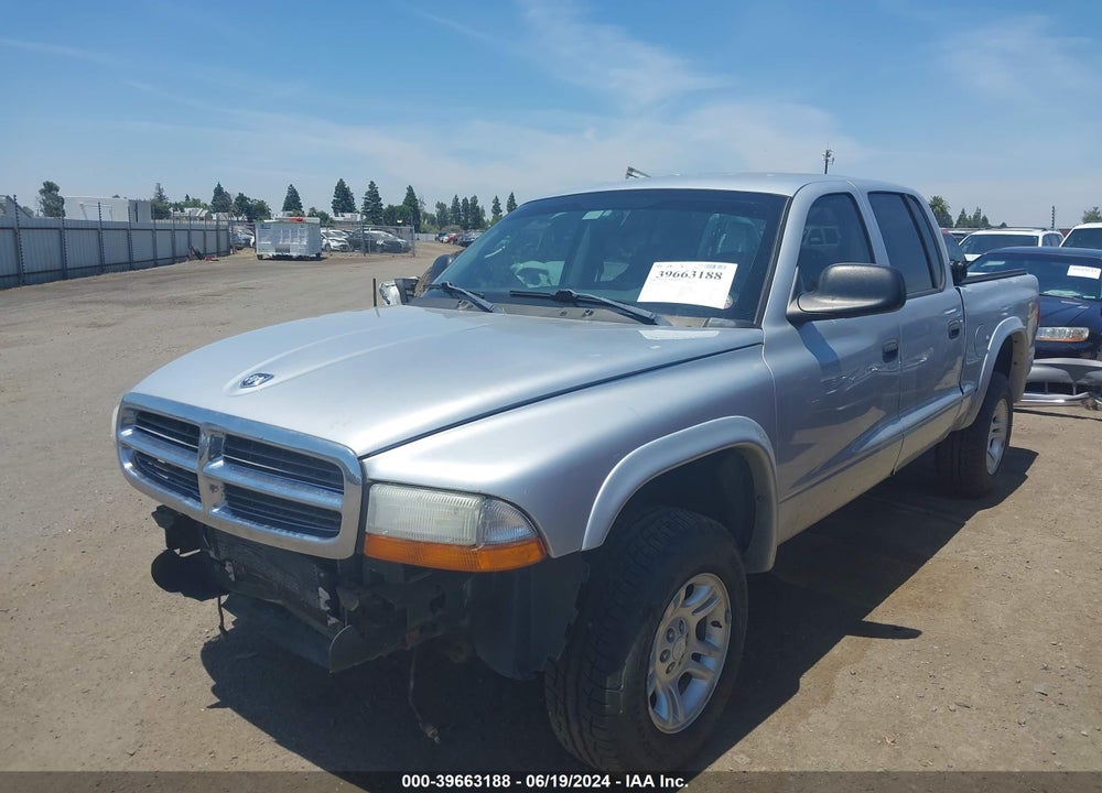 2004 DODGE DAKOTA SLT VIN: 1D7HG48NX4S689003