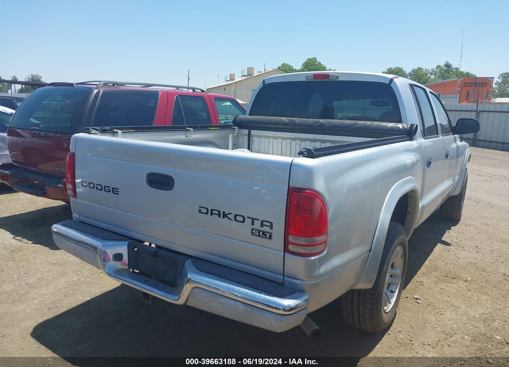 2004 DODGE DAKOTA SLT VIN: 1D7HG48NX4S689003