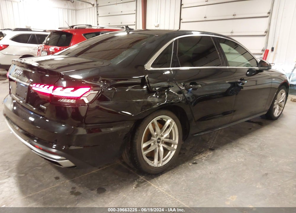 2020 AUDI A4 PREMIUM 45 TFSI QUATTRO S TRONIC VIN: WAUDNAF46LA052828