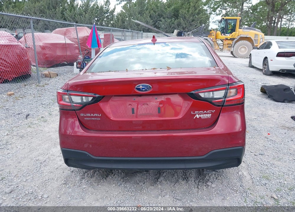 2022 SUBARU LEGACY LIMITED VIN: 4S3BWAM65N3024165