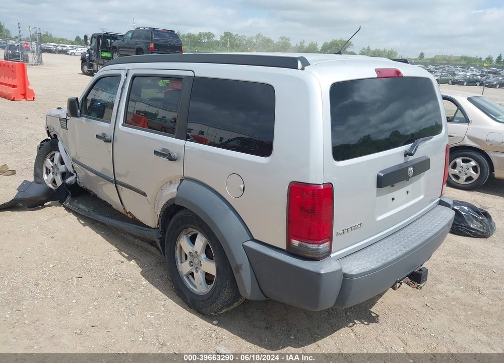 2007 DODGE NITRO SXT VIN: 1D8GT28K57W548768