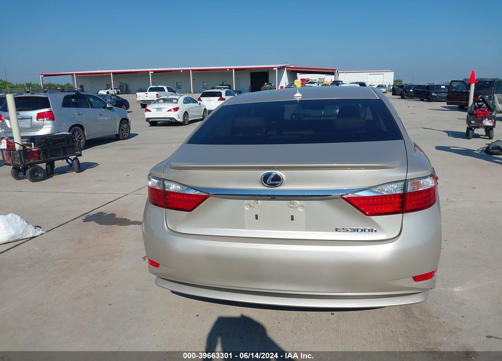 2013 LEXUS ES 300H VIN: JTHBW1GGXD2009216