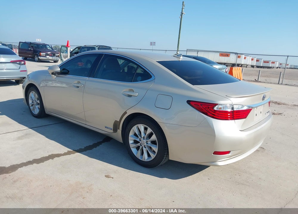 2013 LEXUS ES 300H VIN: JTHBW1GGXD2009216