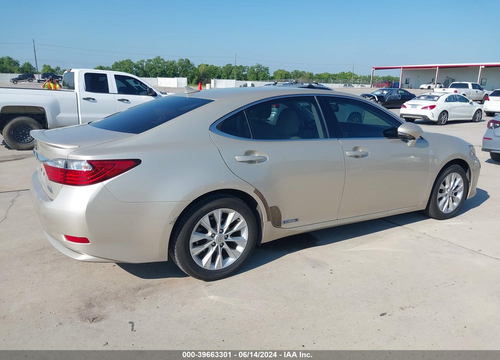 2013 LEXUS ES 300H VIN: JTHBW1GGXD2009216
