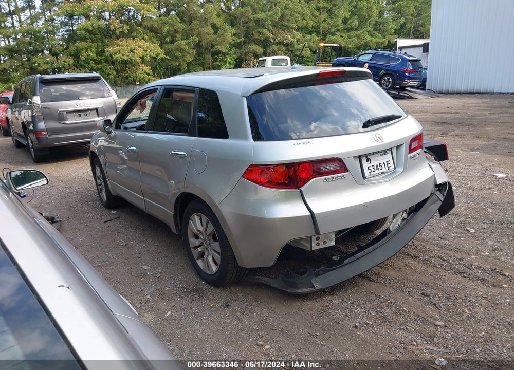 2011 ACURA RDX VIN: 5J8TB2H25BA005010