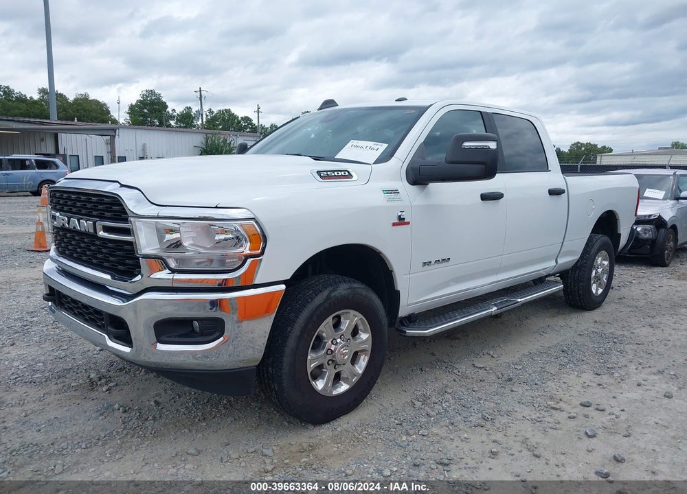 2024 RAM 2500 BIG HORN 4X4 6'4 BOX VIN: 3C6UR5DL5RG233221
