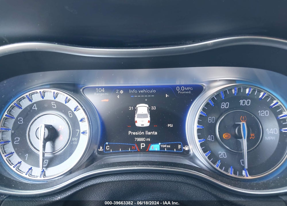 2015 CHRYSLER 300 LIMITED VIN: 2C3CCAAG9FH930140