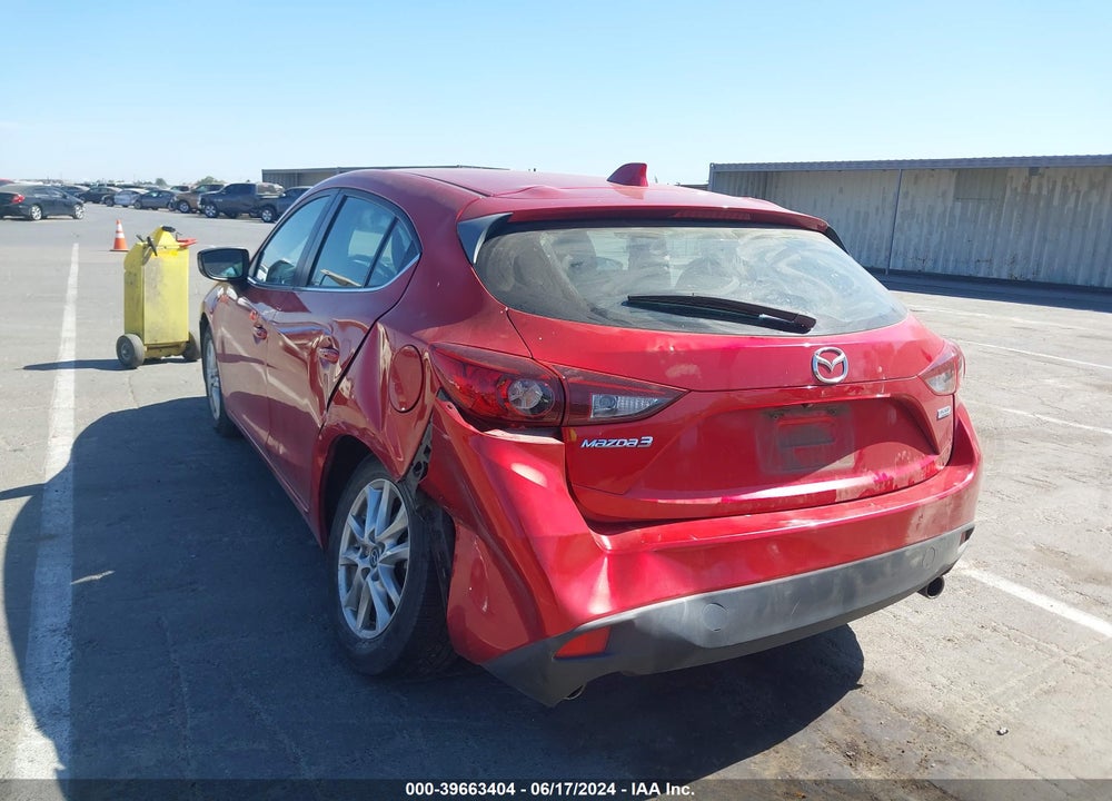 2015 MAZDA 3 I GRAND TOURING VIN: JM1BM1M73F1239166