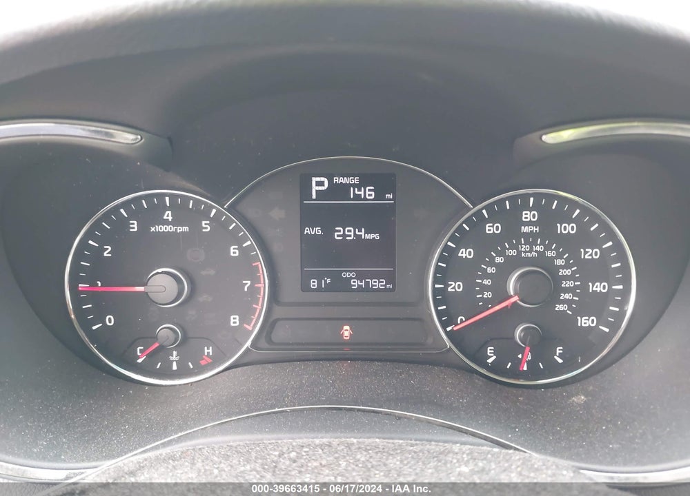 2017 KIA FORTE VIN: 3KPFK4A74HE115338
