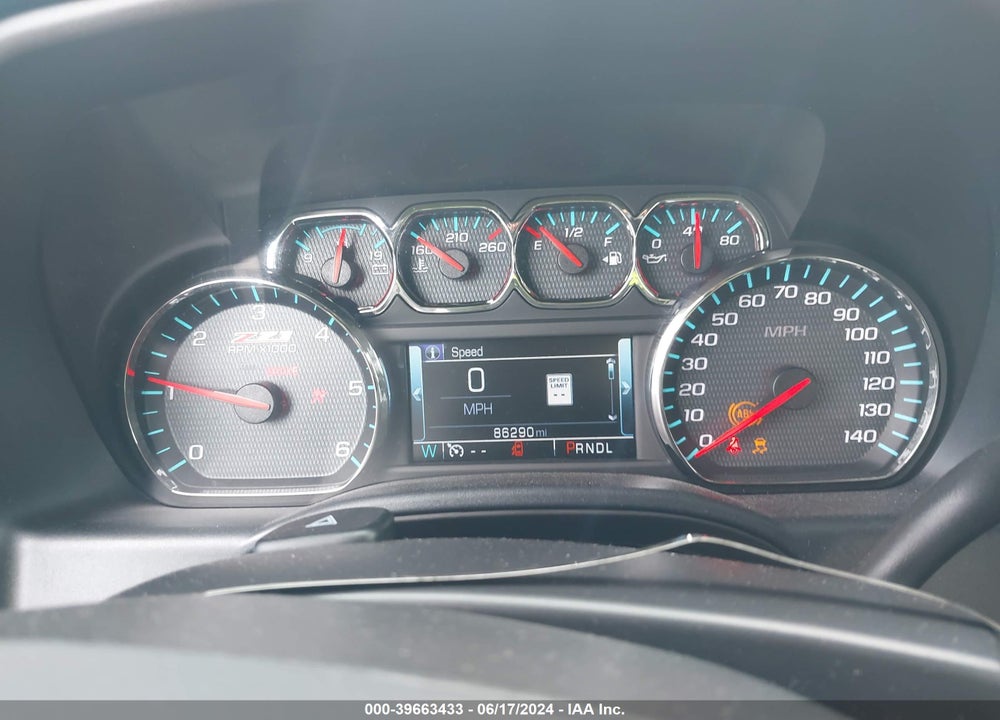 2017 CHEVROLET SILVERADO 1500 2LZ VIN: 3GCUKSEC5HG205301
