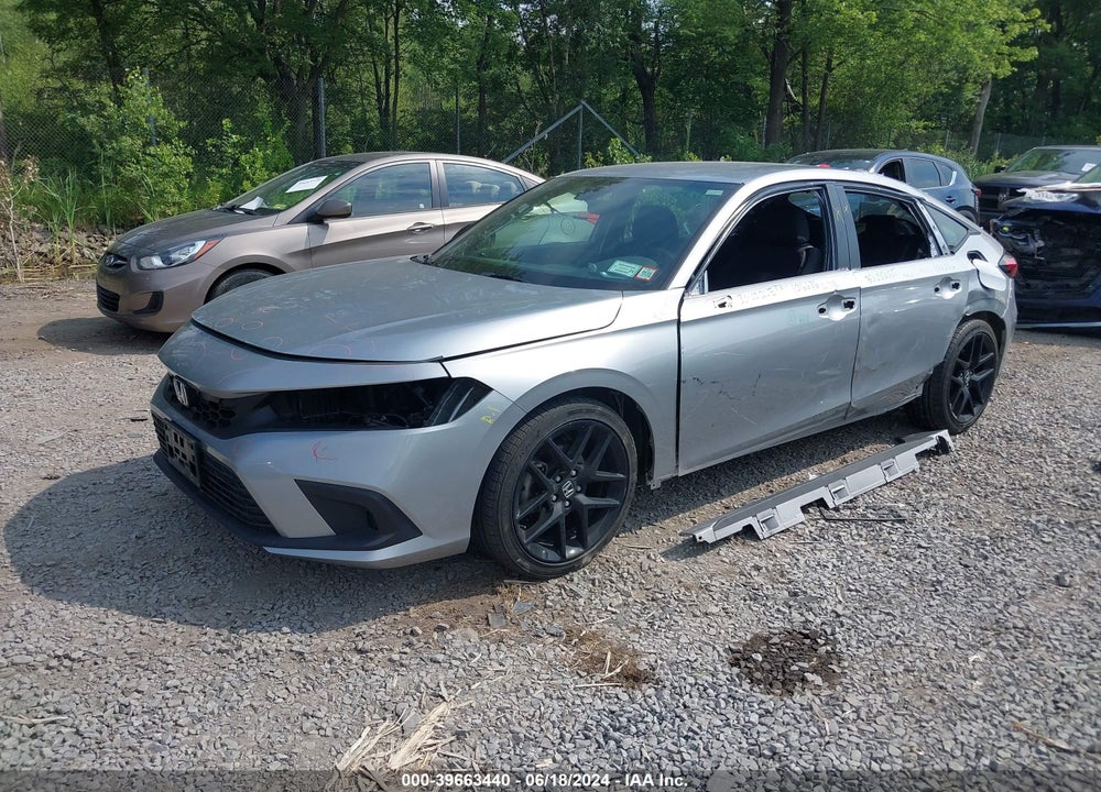 2022 HONDA CIVIC SPORT VIN: 19XFL2H80NE019170