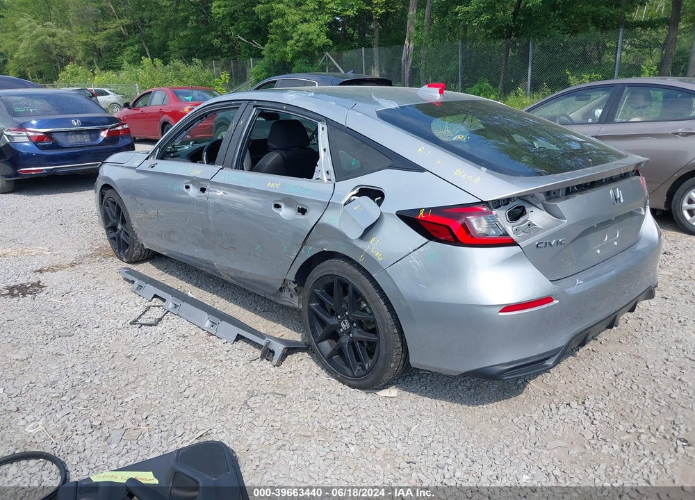 2022 HONDA CIVIC SPORT VIN: 19XFL2H80NE019170