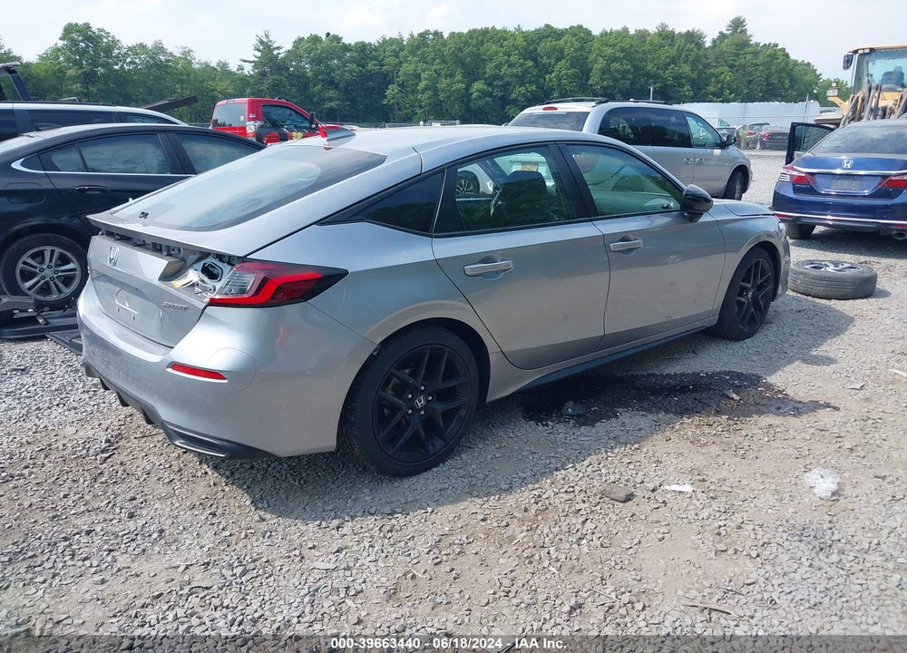 2022 HONDA CIVIC SPORT VIN: 19XFL2H80NE019170