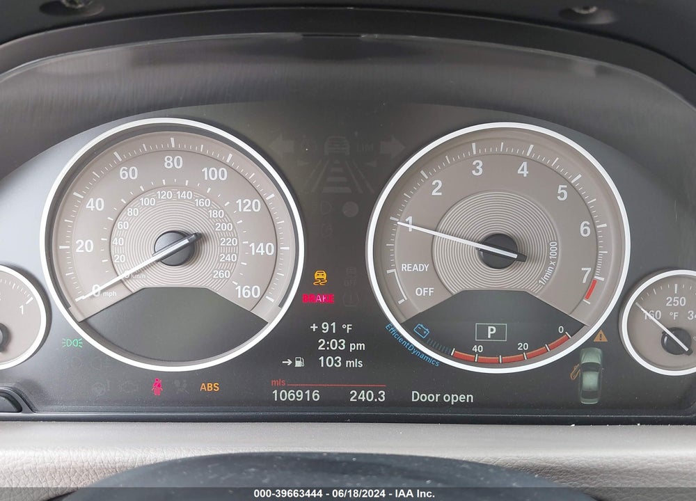 2013 BMW 328I VIN: WBA3A5G57DNP25304