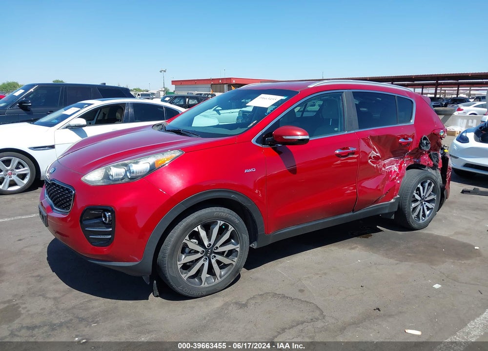 2018 KIA SPORTAGE EX VIN: KNDPNCAC2J7478259