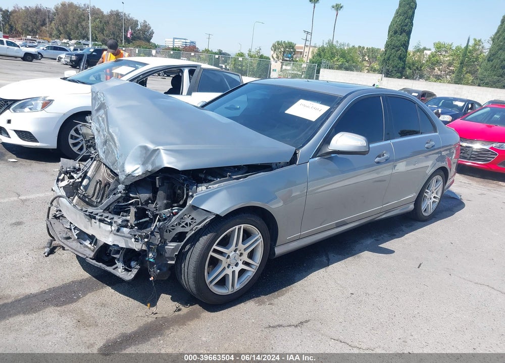 2008 MERCEDES-BENZ C 350 SPORT VIN: WDDGF56X08F042567