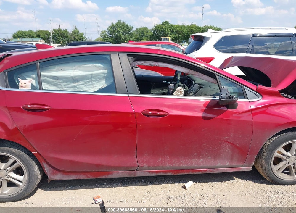 2017 CHEVROLET CRUZE LT AUTO VIN: 3G1BE6SM3HS510546