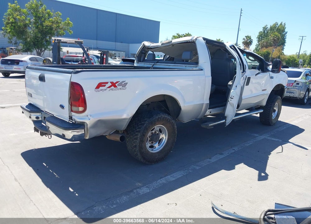2004 FORD F-250 LARIAT/XL/XLT VIN: 1FTNW21P04EC26219