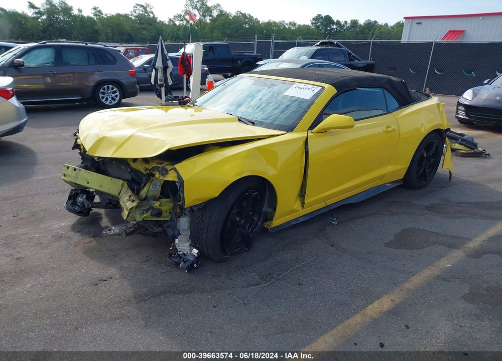 2015 CHEVROLET CAMARO 2LT VIN: 2G1FF3D38F9186103