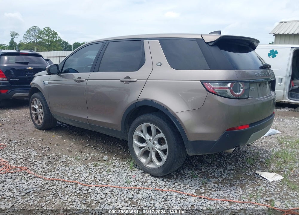 2017 LAND ROVER DISCOVERY SPORT HSE VIN: SALCR2BG8HH662181