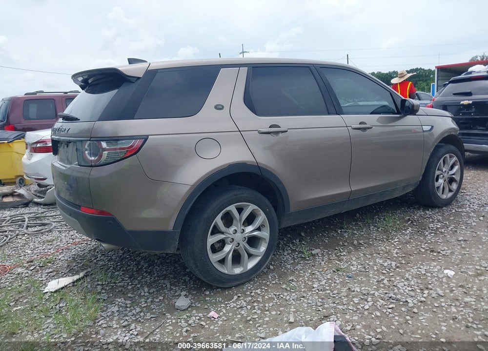 2017 LAND ROVER DISCOVERY SPORT HSE VIN: SALCR2BG8HH662181