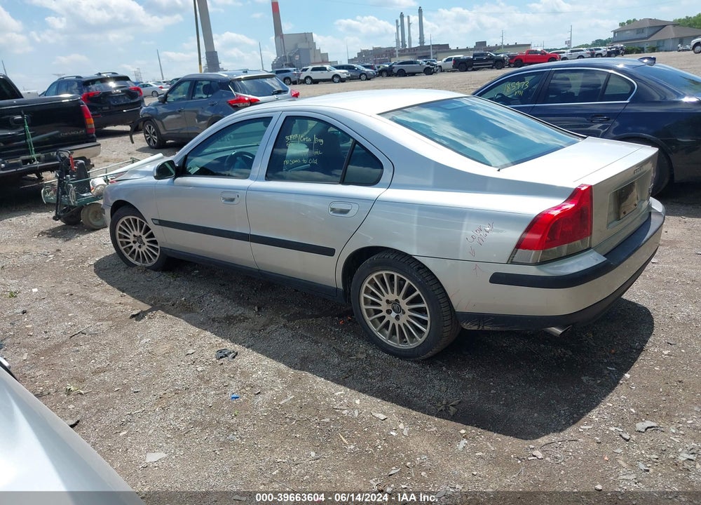 2002 VOLVO S60 T5 VIN: YV1RS53D622110274
