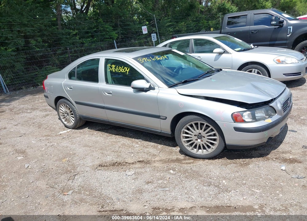 2002 VOLVO S60 T5 VIN: YV1RS53D622110274