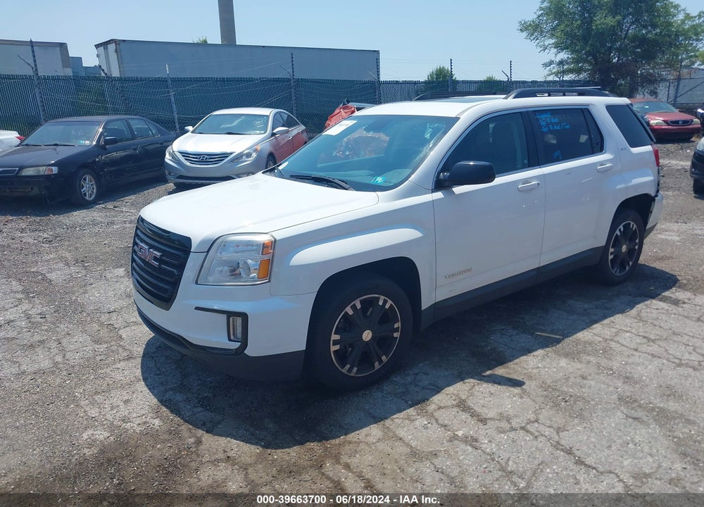 2017 GMC TERRAIN SLT VIN: 2GKFLUEK2H6337442